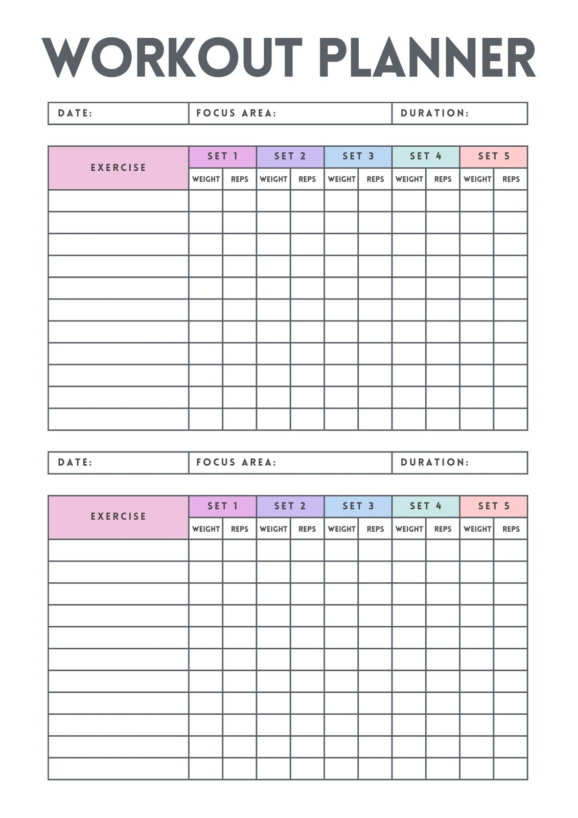 Fitness Workout Plans
