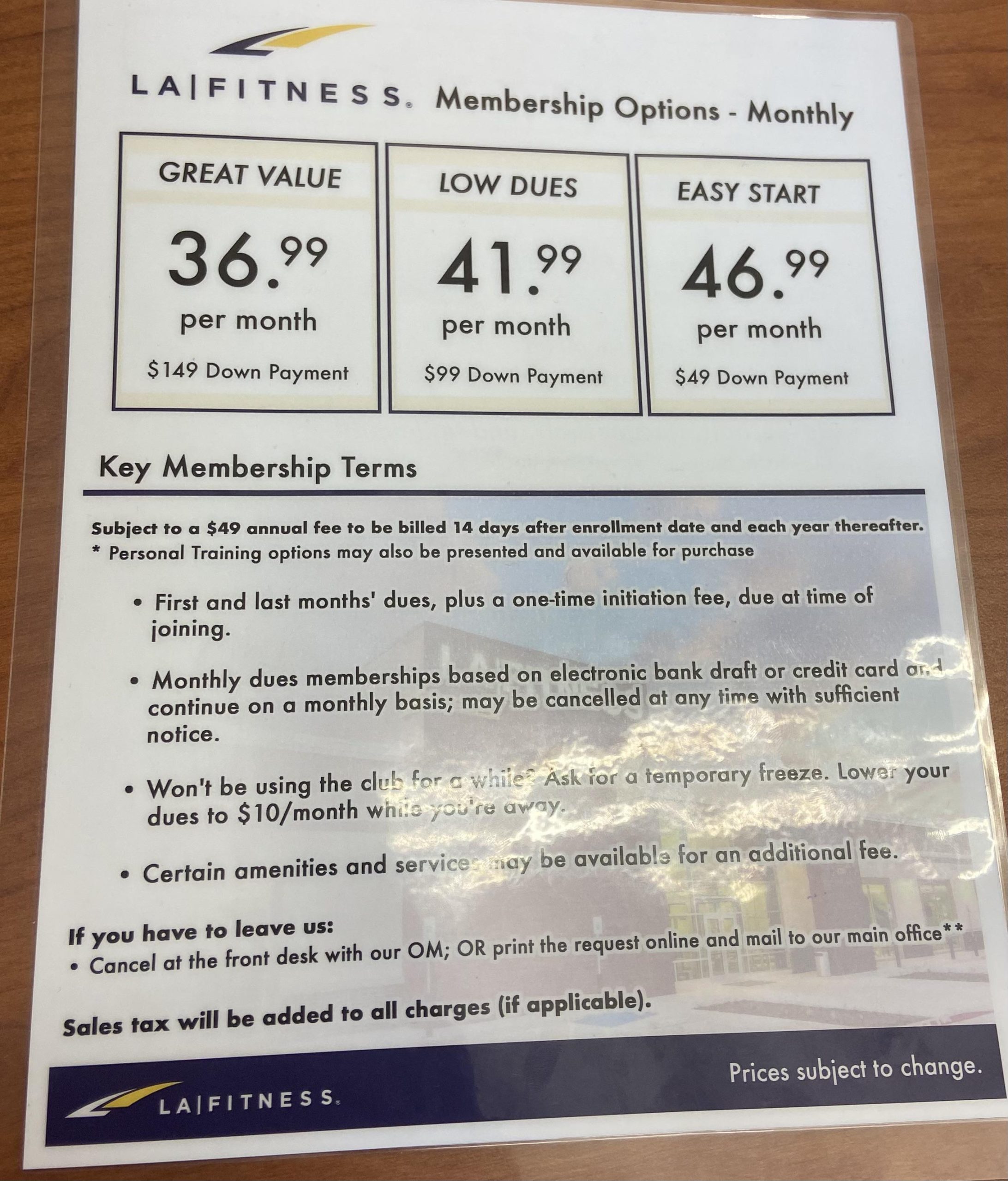 How Much is a Gym Membership at La Fitness