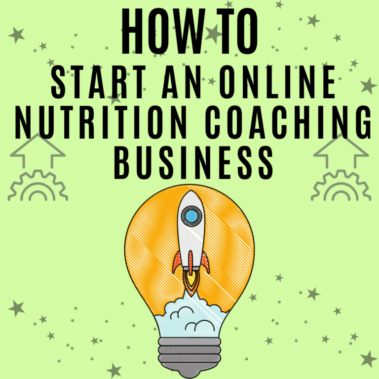 How to Start an Online Nutrition Business