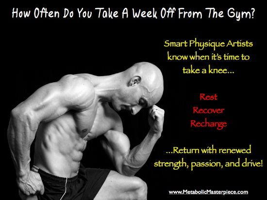 Is Taking a Week off from the Gym Good