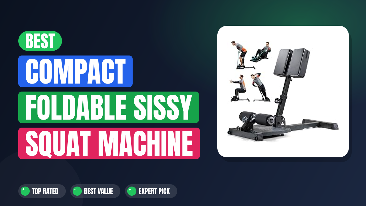 Best Compact Foldable Sissy Squat Machine for Home Gyms